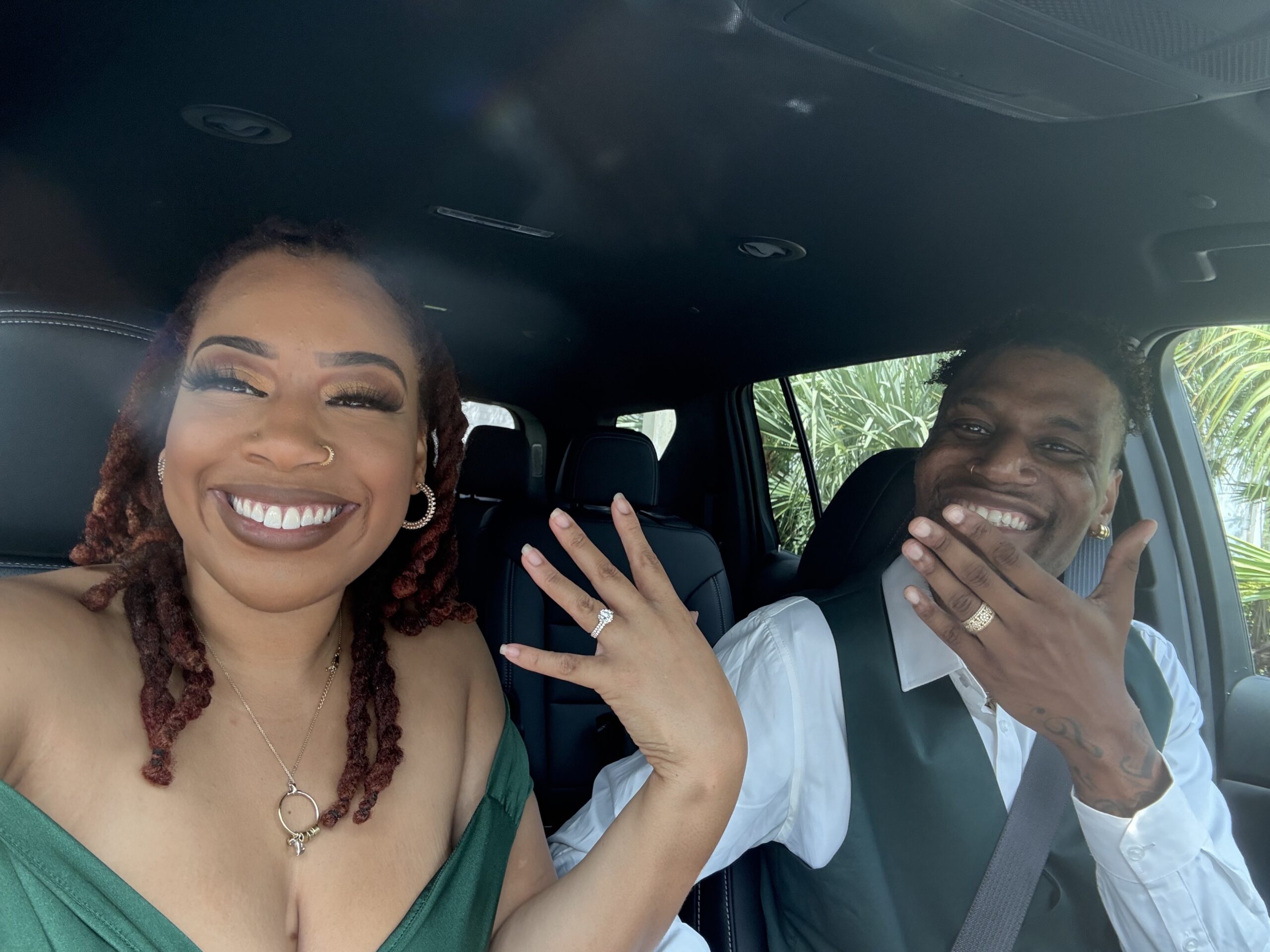 We got married